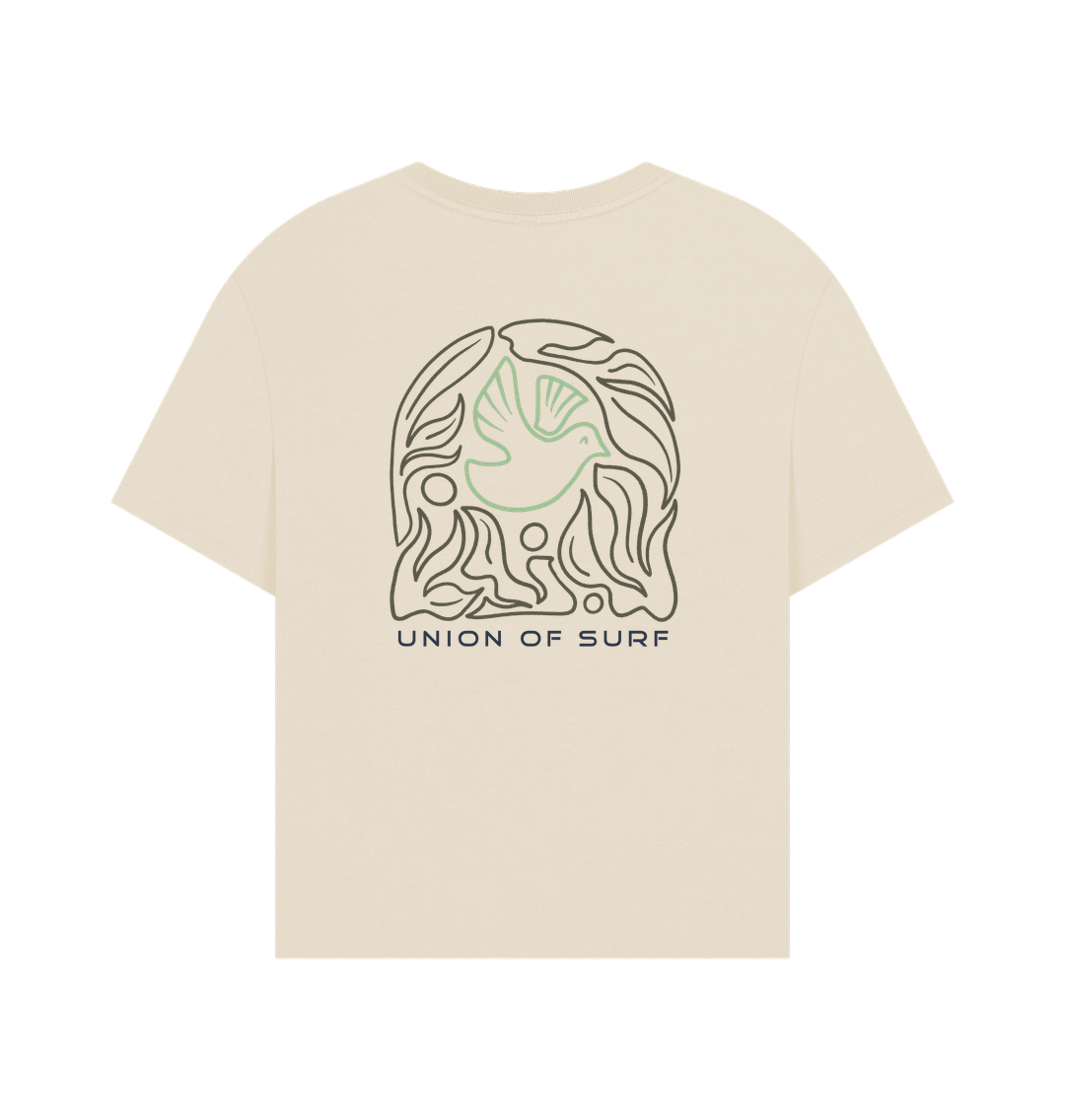 Oat printed t shirt in surf style