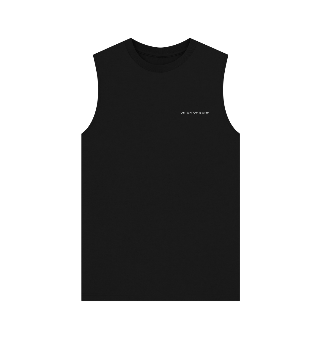 Black Mens Union Vest
