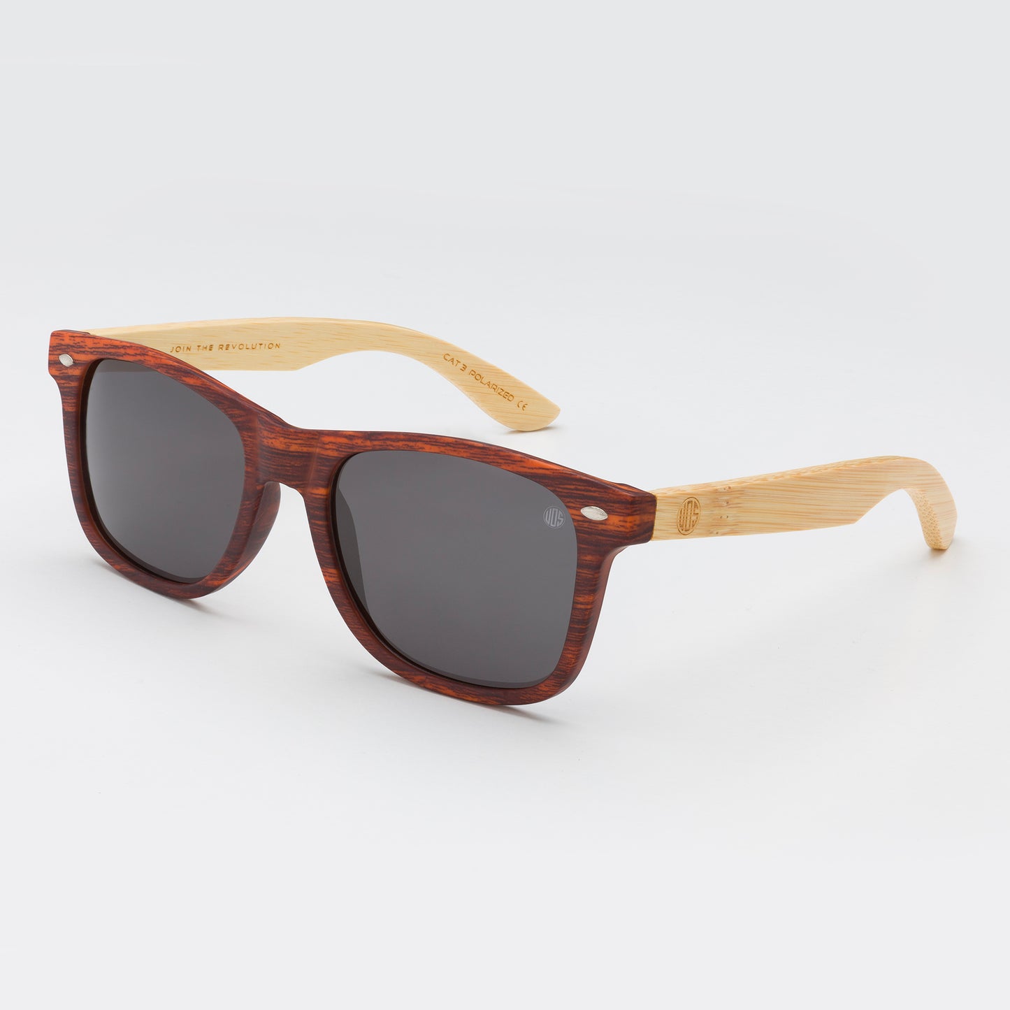 Wood Sunglasses with polarised lens
