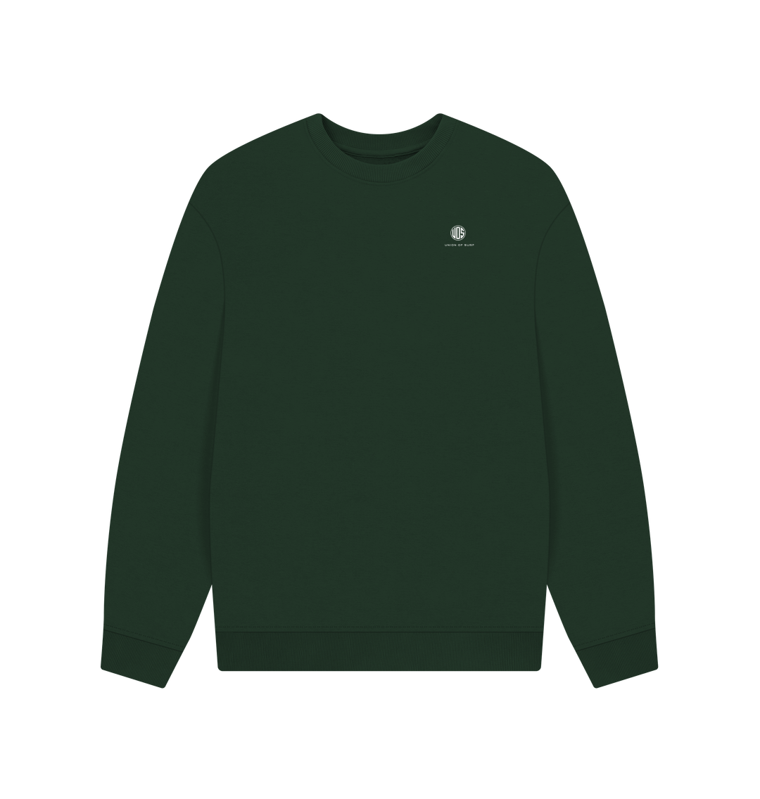 Evergreen organic cotton Mens oversize Sweater coastal print