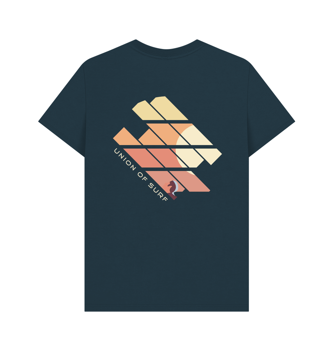 Back view of Relaxed Fit Organic T-Shirt with relaxed silhouette