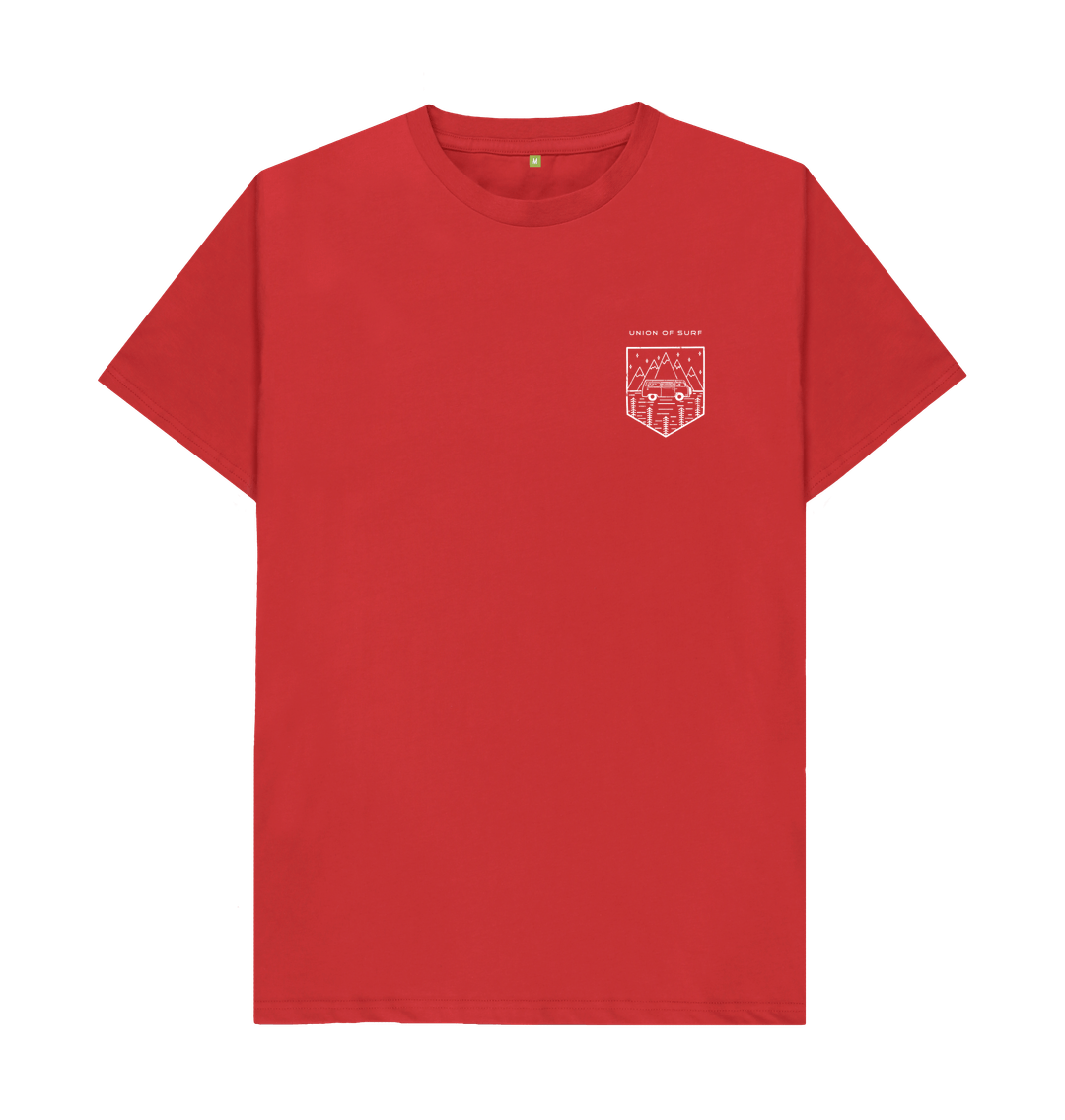 Front view of Relaxed Fit Organic T-Shirt for Men in soft organic cotton