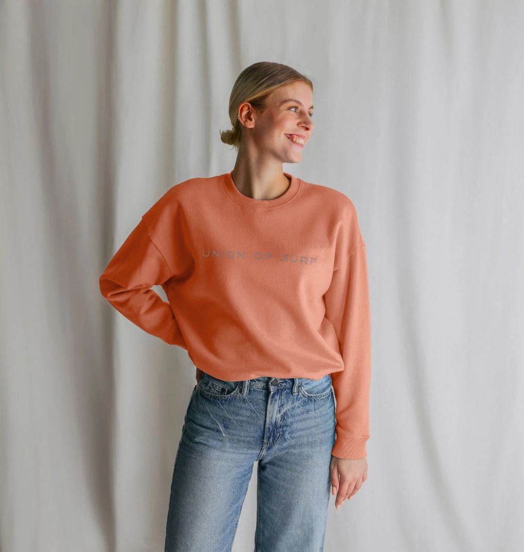union of surf sweater in organic soft touch cotton