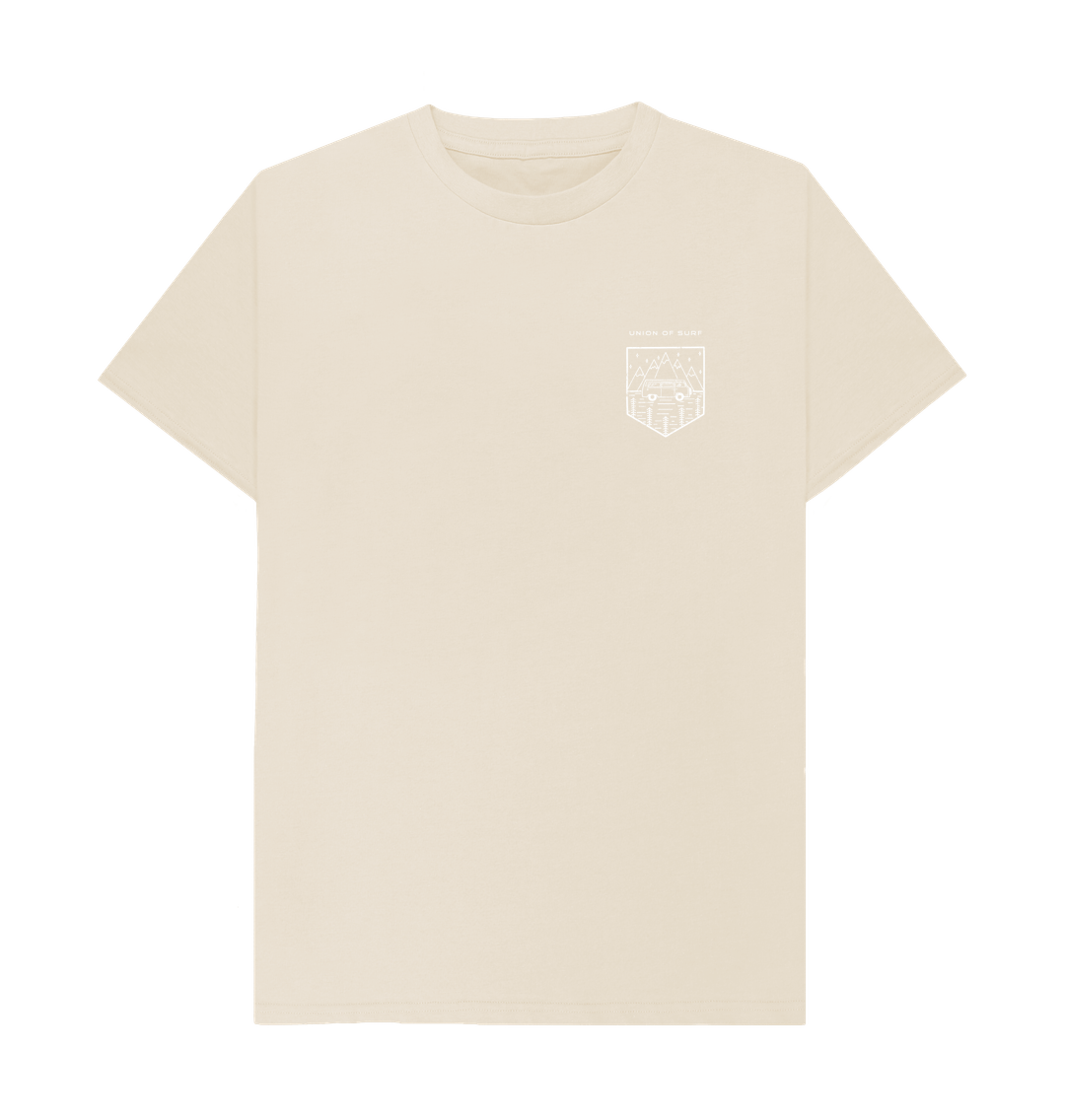 Front view of Relaxed Fit Organic T-Shirt for Men in soft organic cotton