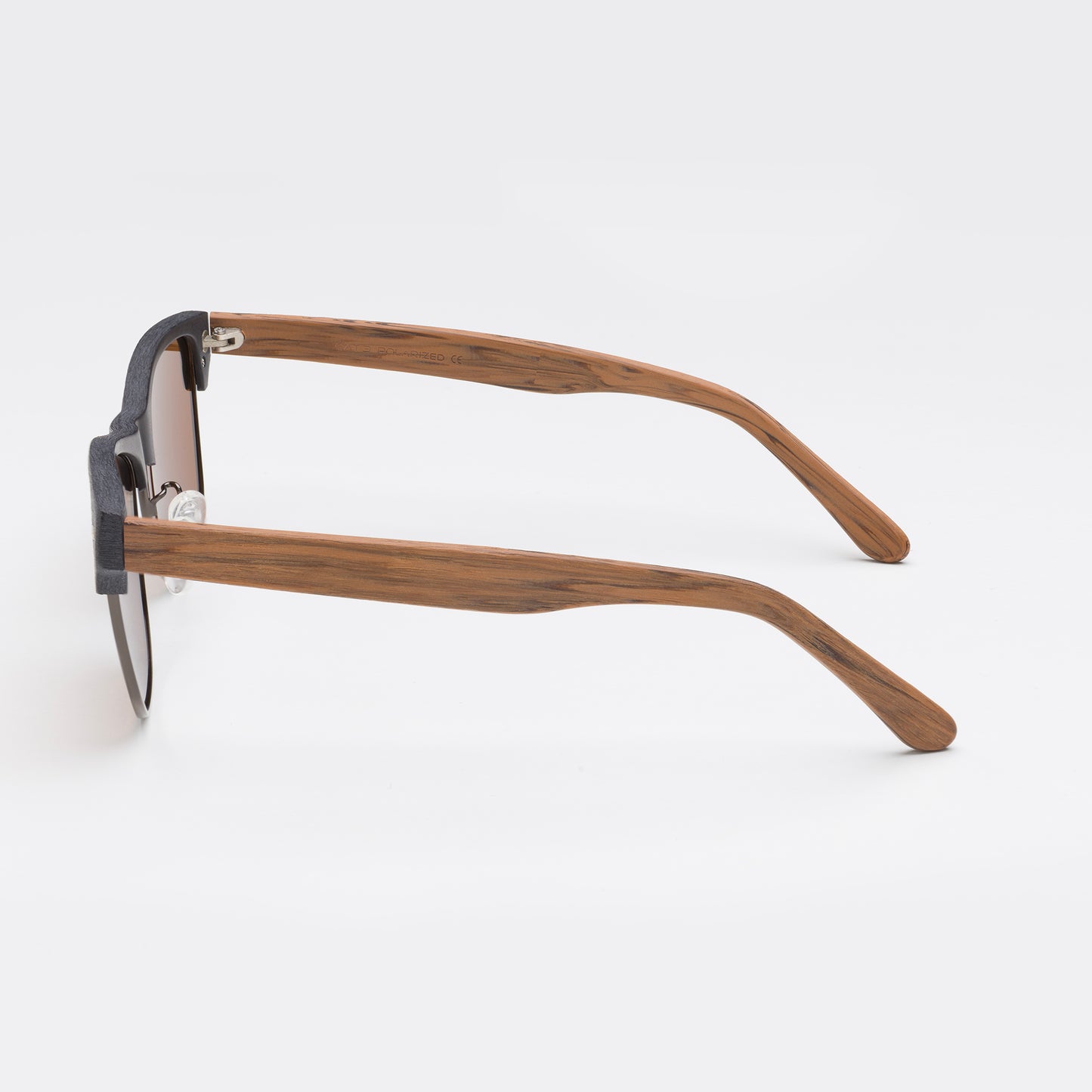 Sustainable sunglasses made from wood affect acetate