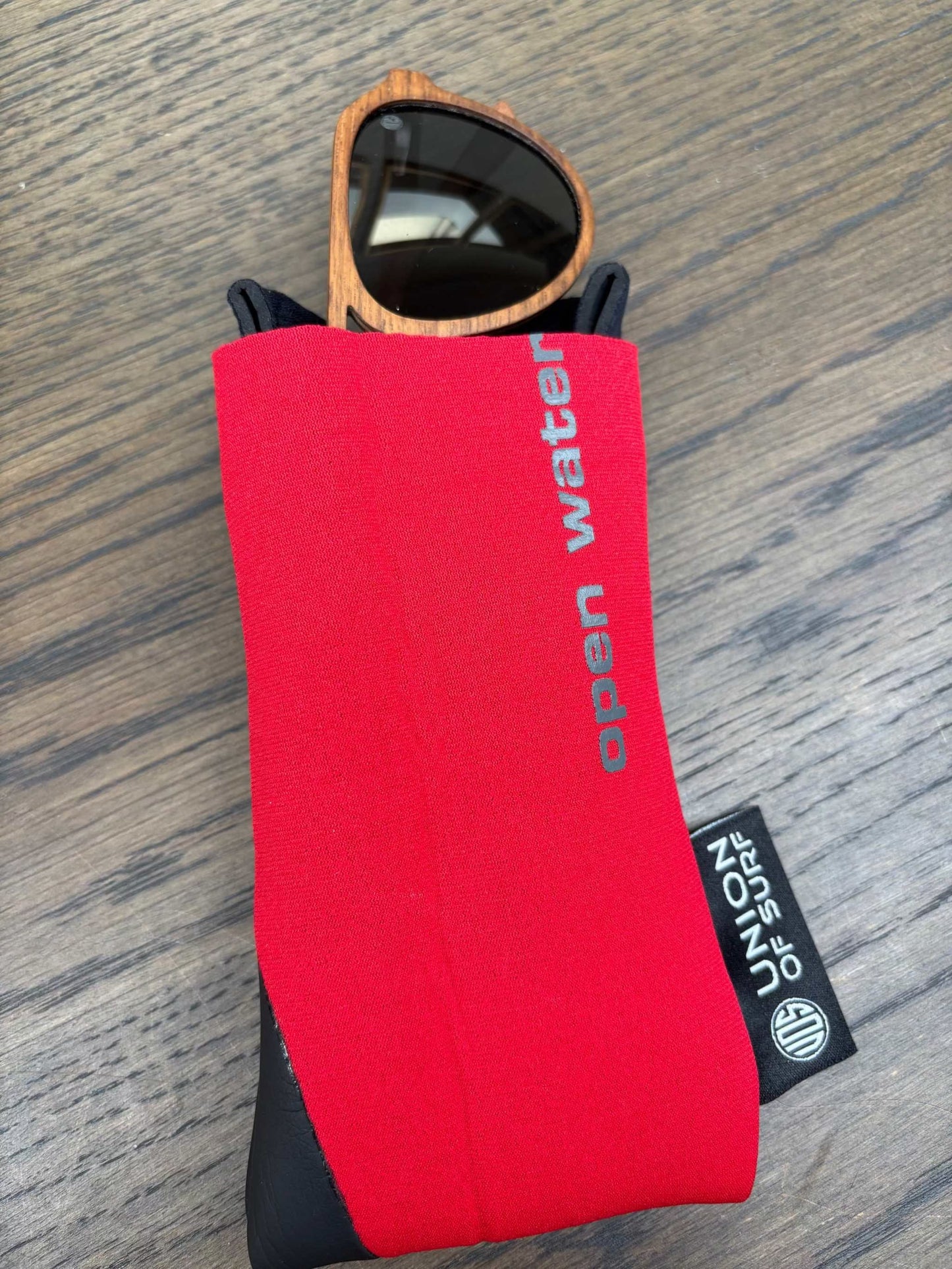 Eco-Friendly Sunglasses Case made from upcycled wetsuits by UK upcycling team