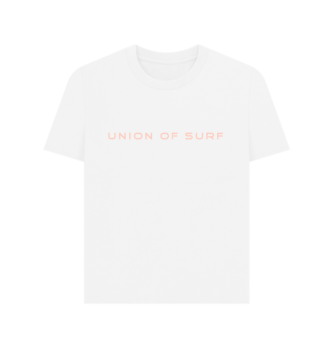 White Womens t-shirt Palm Vibes- graphic tees