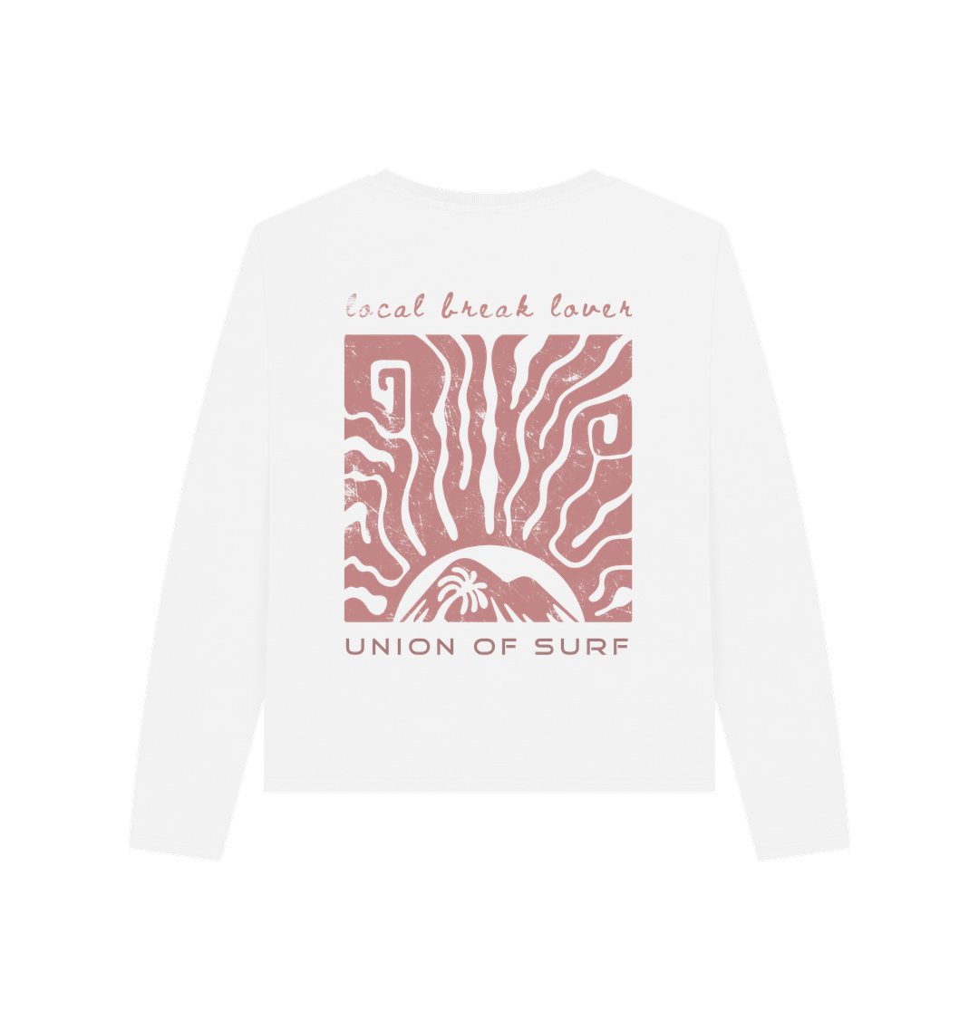 White Printed T-shirt Back