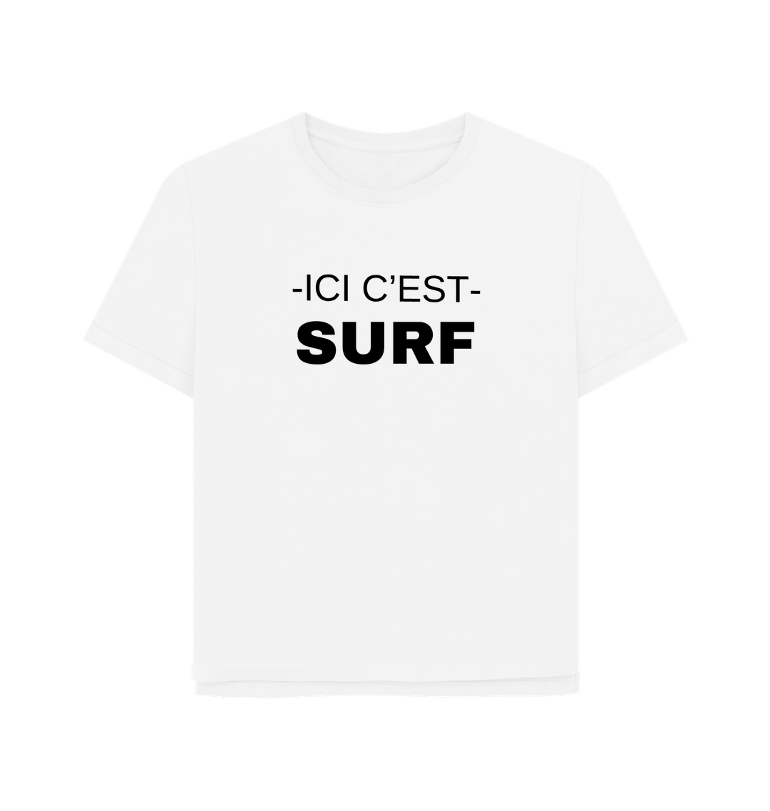 White Printed T-shirt Front