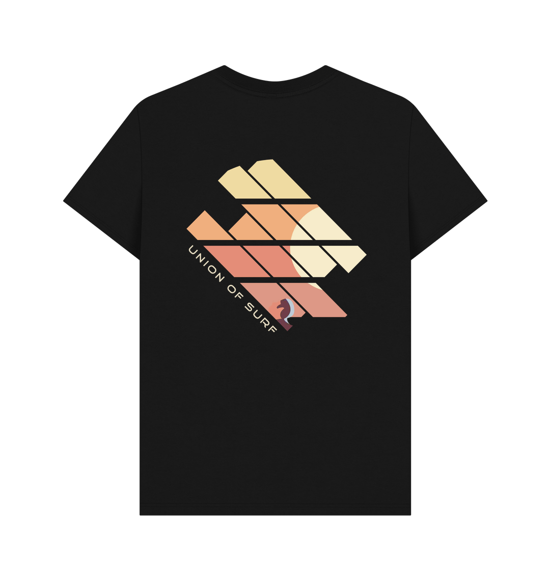 Back view of Relaxed Fit Organic T-Shirt with relaxed silhouette