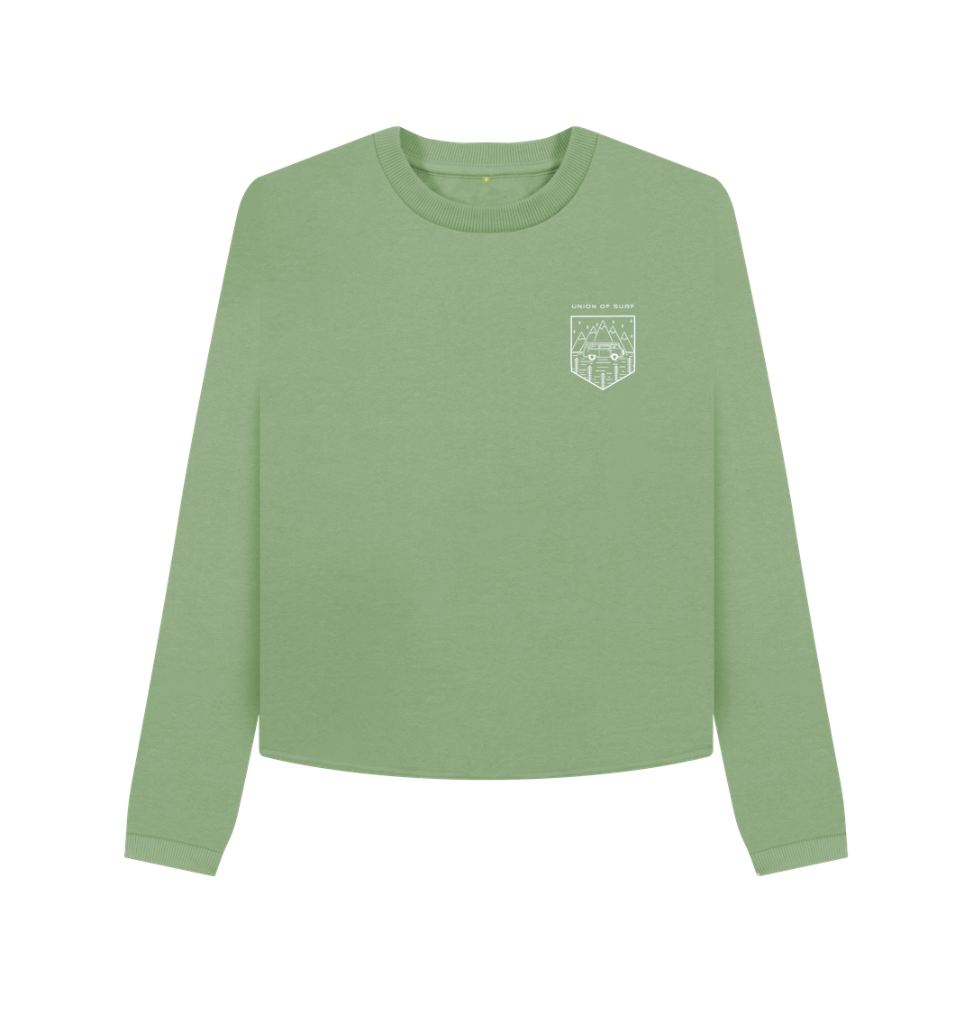 Sage Womens Boxy Jumper