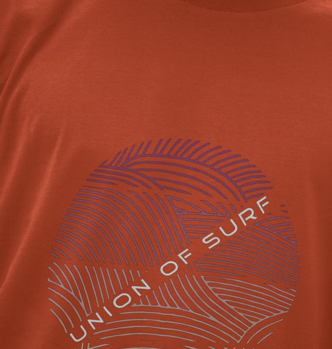 organic cotton mens coastal print t shirt
