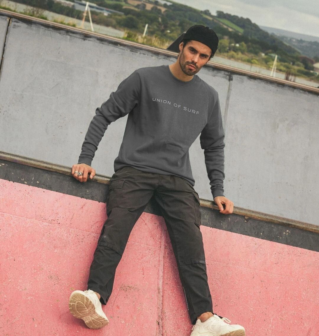 Mens Surf Print Sweater