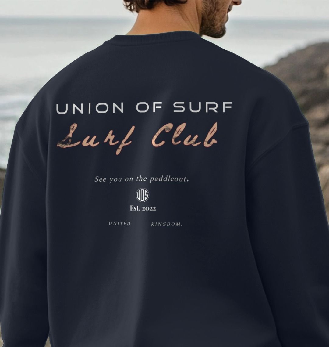 Cosy mens coastal sweater sweater