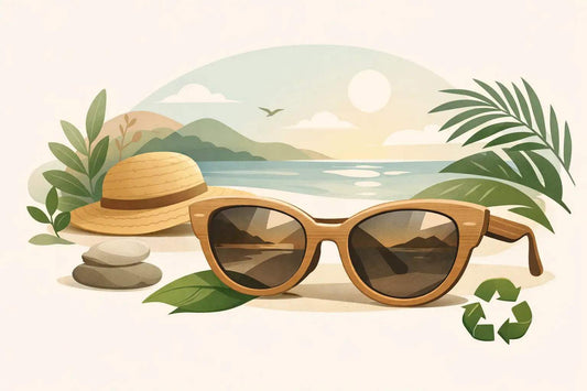 Women's sustainable sunglasses with eco-friendly frames and polarized lenses for everyday outdoor use
