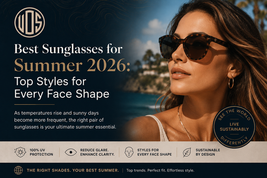 Stylish best sunglasses with tortoiseshell frame on wooden surface for summer 2026 trends