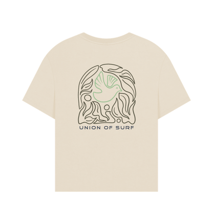 Oat printed t shirt in surf style