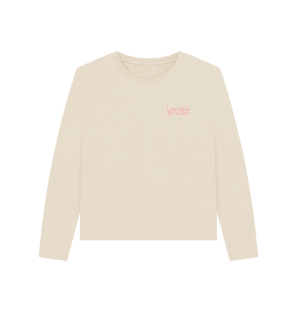 Women graphic tees Local Break Lover long sleeve organic cotton sustainable fashion
