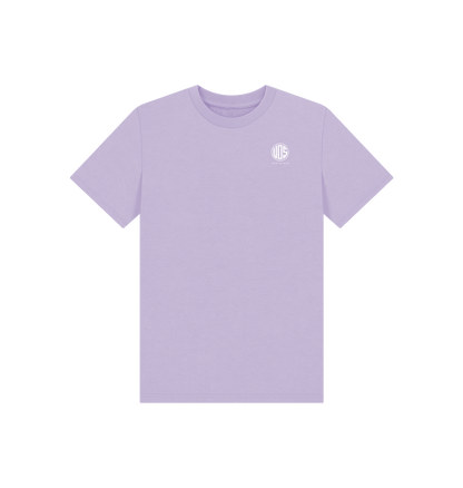Soft Lilac Printed Kids T-Shirt Front