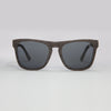 Wave Hog Black sunglasses with polarized lenses and black wood frame by Filf Clothing