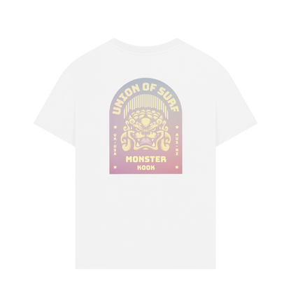 White Printed T-shirt Back