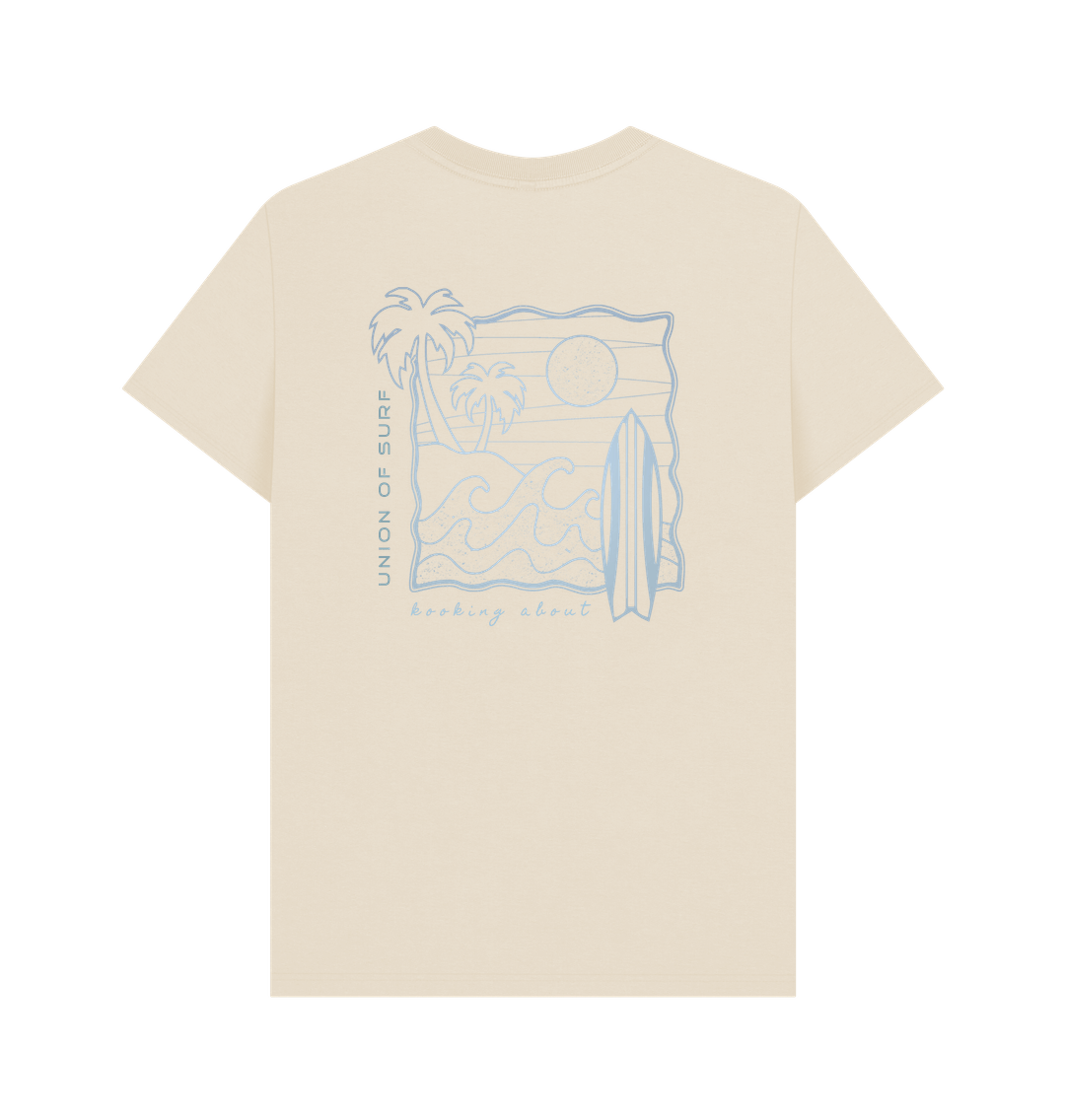 Mens beige T-shirt