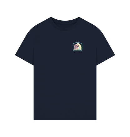 Navy Printed T-shirt Front