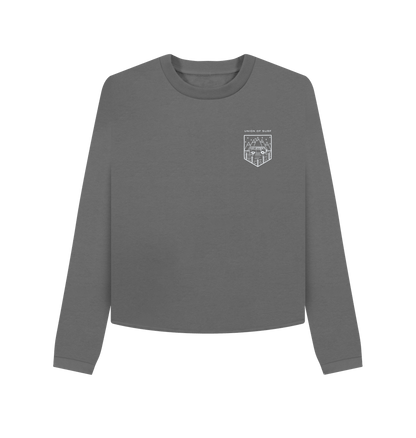 Slate Grey Womens Soft Touch Boxy Jumper