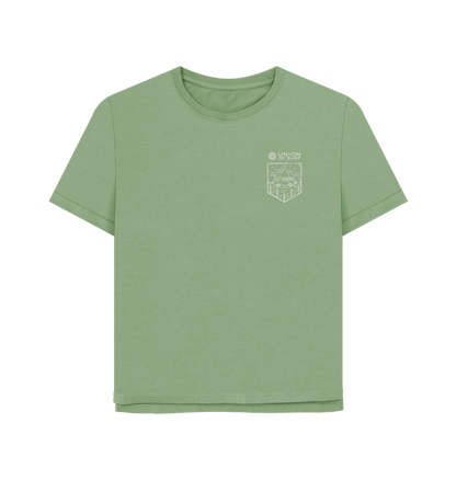 Sage Womens T-Shirt, Kooks on the Road.