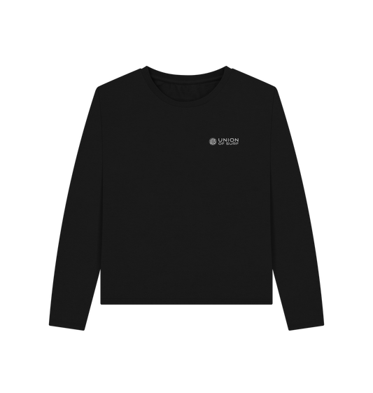 Black Printed T-shirt Front