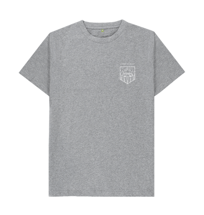 Athletic Grey Distressed Camper Badge Tee