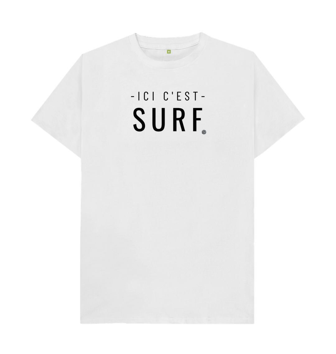 Mens surf slogan T-shirt graphic tees