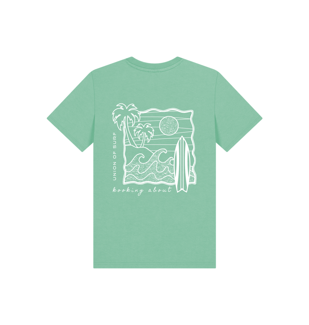 Peppermint Printed Kids T-Shirt Back
