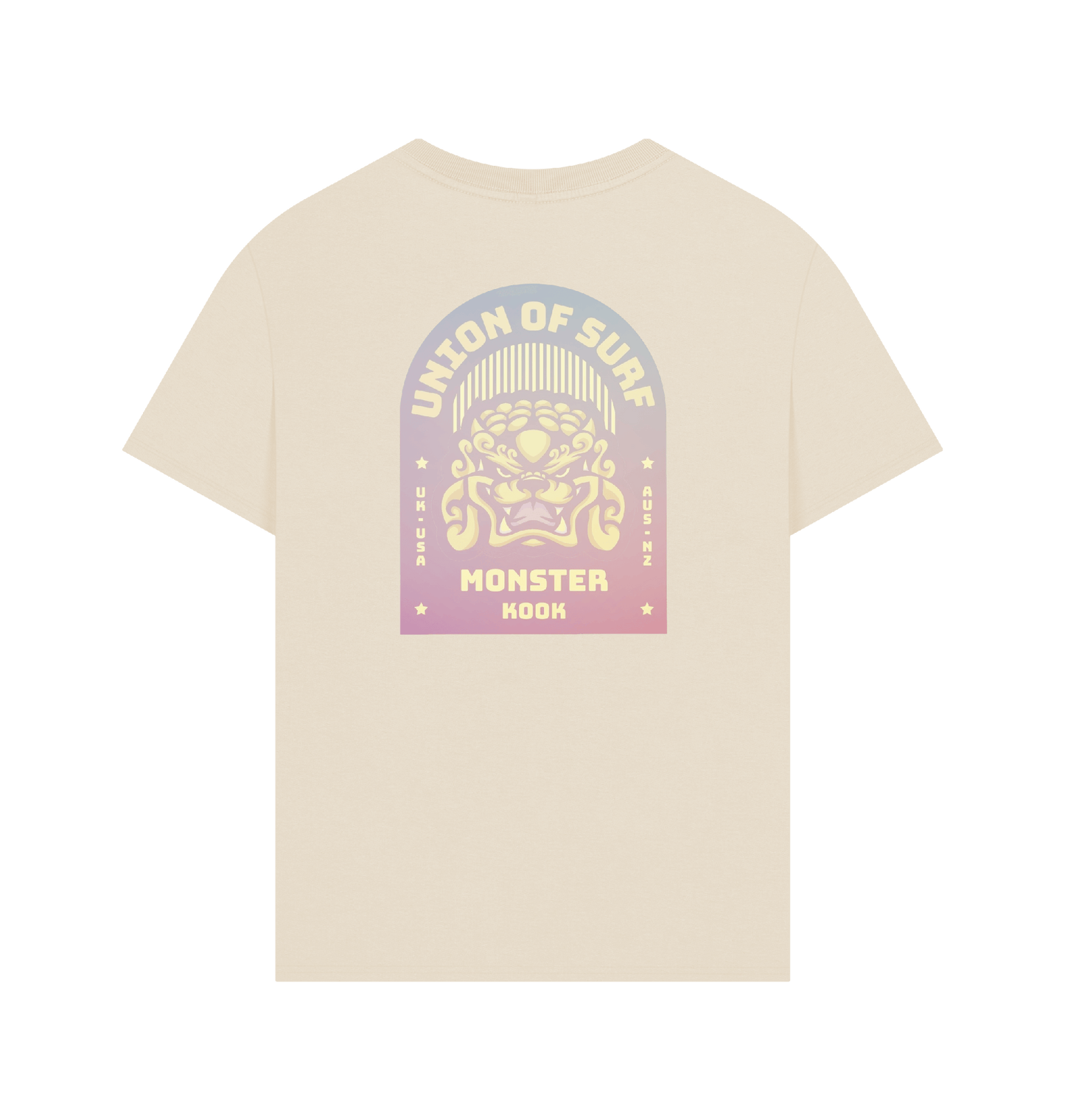Kook Monster Oversized T shirt for men in organic cotton with size guide and sustainable features