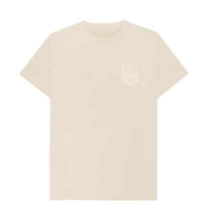 Oat Distressed Camper Badge Tee