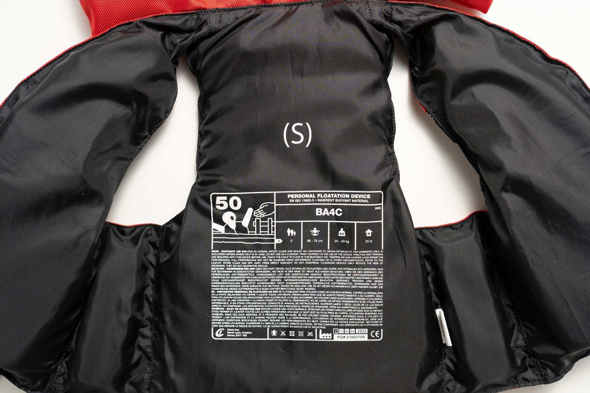 40N Child Buoyancy Aid Centre PFD, 3 Straps & Collar (One Size)