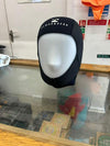 Cloudbreak 3mm wetsuit hood in black neoprene with single-lined construction and ear drain holes for warmth and comfort.
