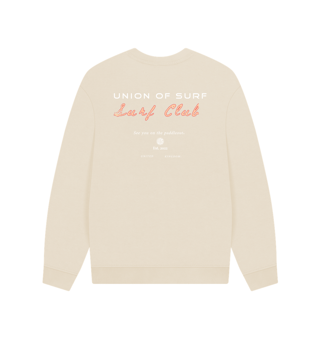 Surf lifestyle jumper in beige