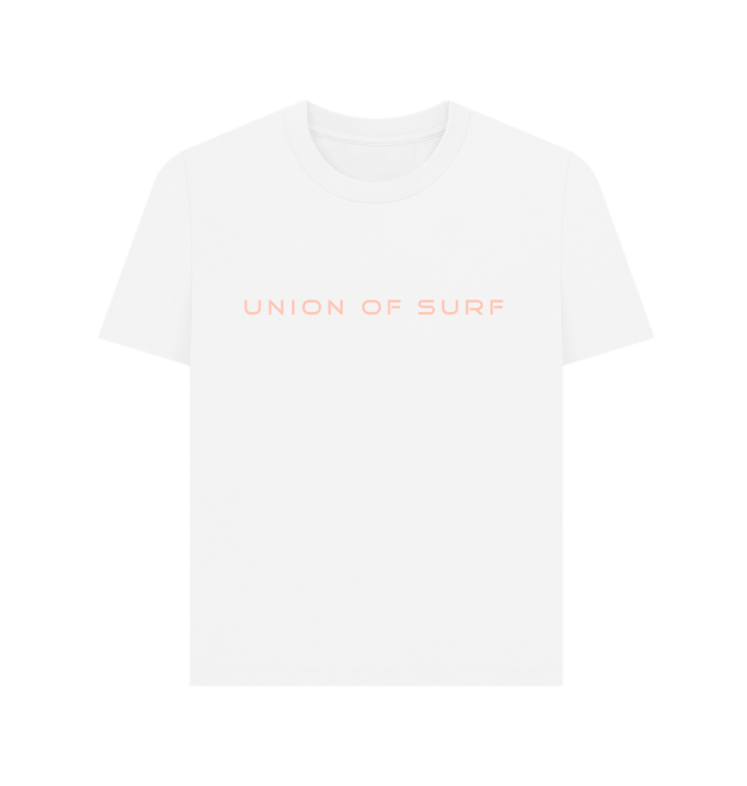 White Womens t-shirt Palm Vibes