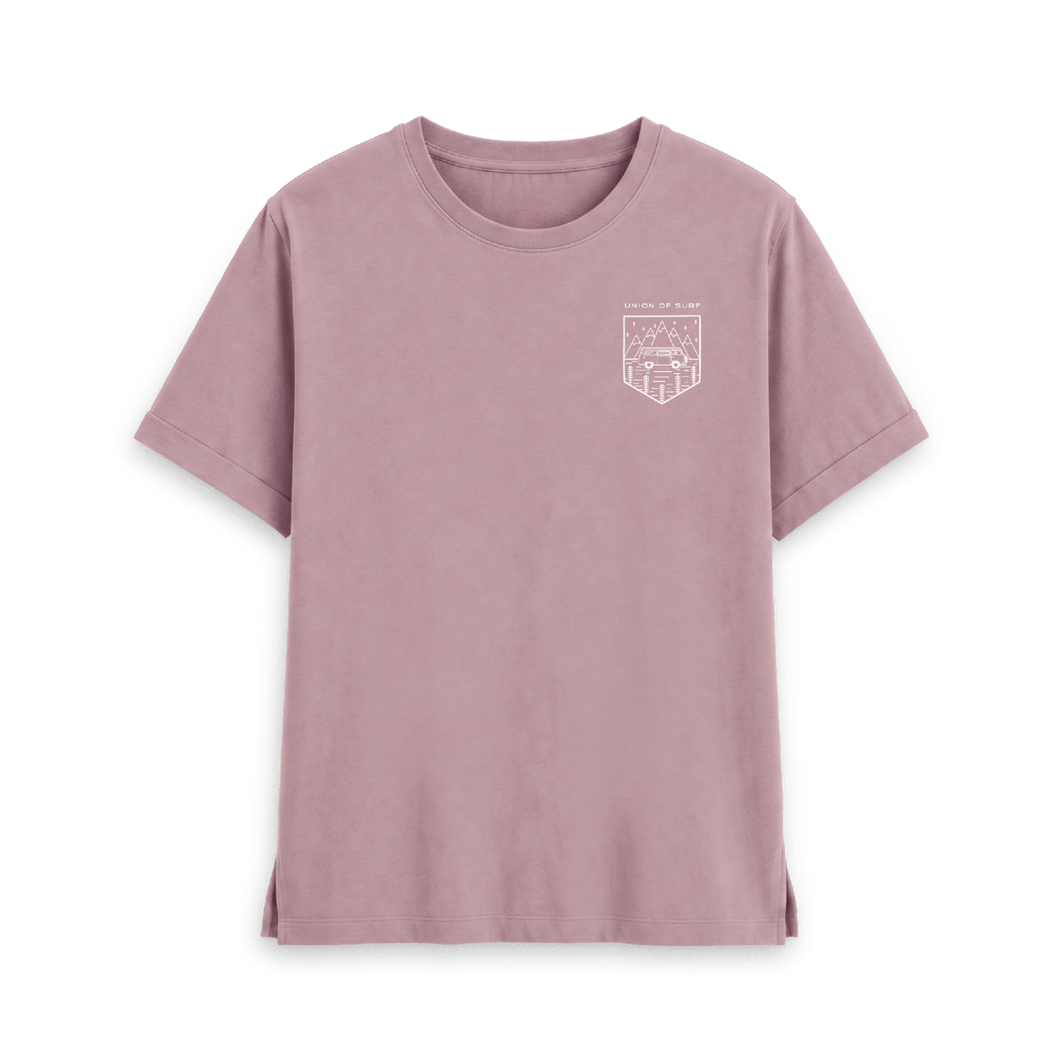 Mauve Printed T-shirt Front