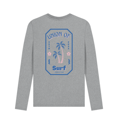 Pipe Dreams full-sleeve organic cotton surf print t-shirt sustainable and eco-friendly