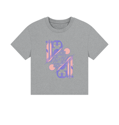 Athletic Grey Printed T-shirt Front