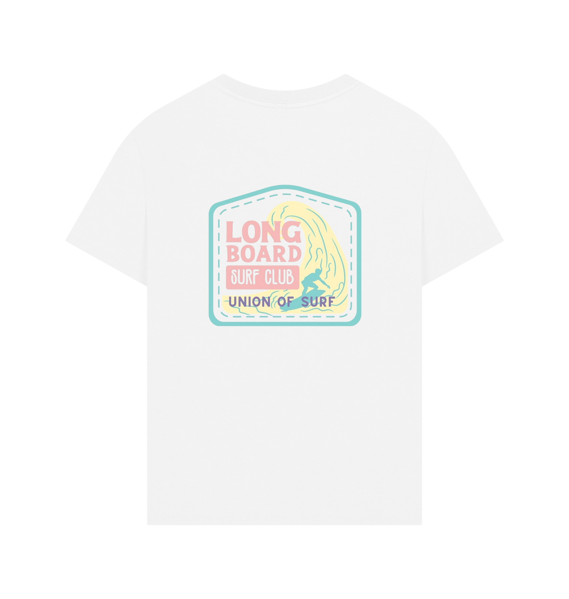 White Printed T-shirt Back