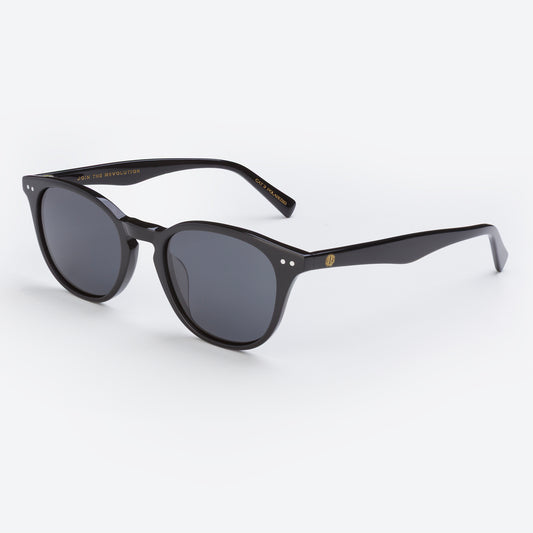 Reef Break- Bioacetate Polarised Sunglasses in All Black