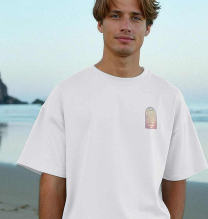 Kook Monster Oversized T shirt for men in organic cotton with size guide and sustainable fabric details