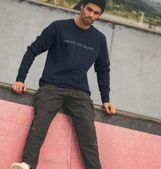 Mens Surf Print Sweater