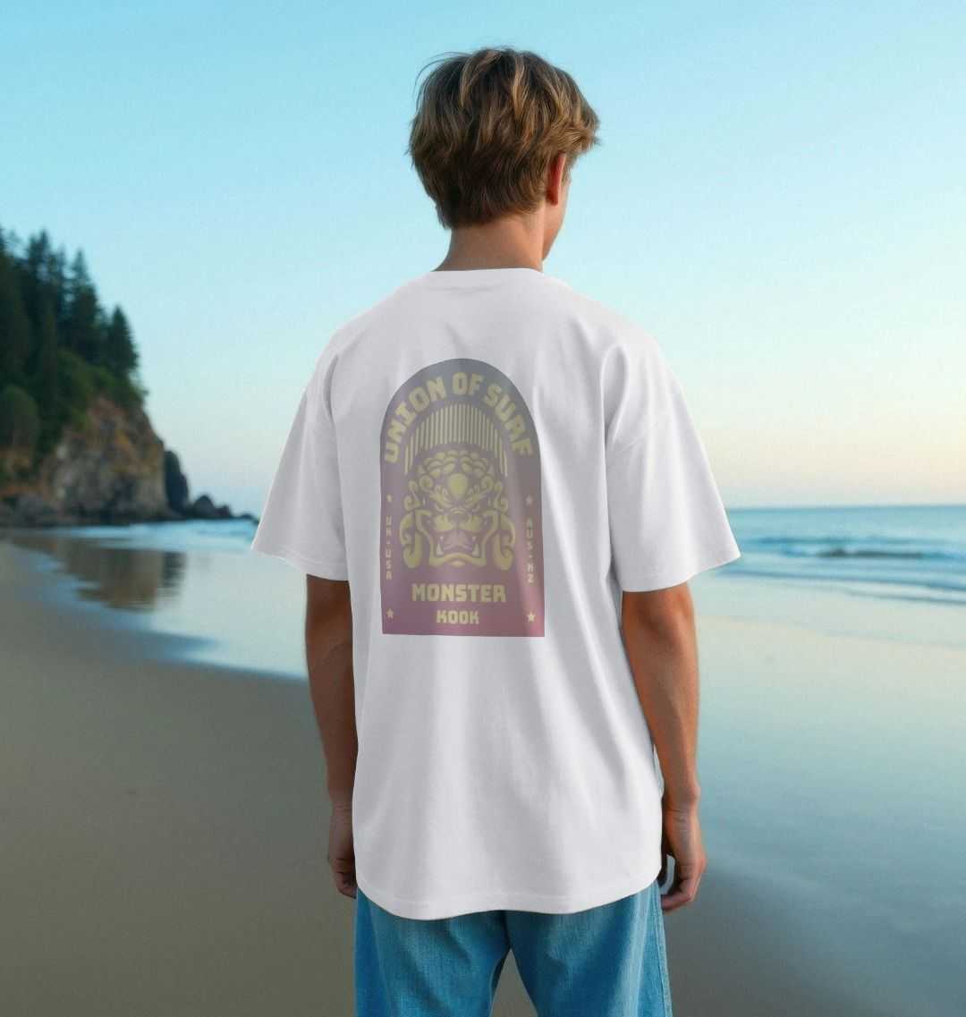 Kook Monster Oversized T shirt for men organic cotton eco-friendly design