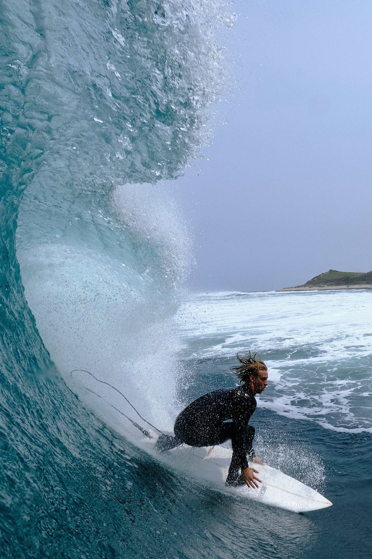 Professional Surfer Kalani Ord Surfing in New Zealand wearing a Coastlines Wetsuit