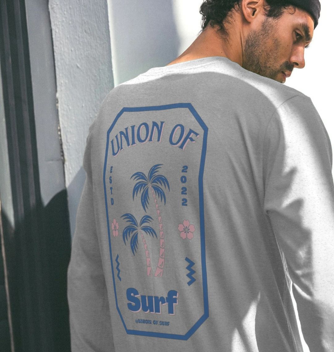 Pipe Dreams T-shirt organic cotton surf print full-sleeve shirt sustainable fashion
