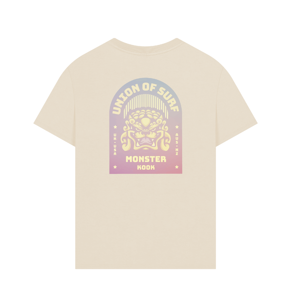 Kook Monster Oversized T shirt for men in organic cotton with size guide and sustainable features